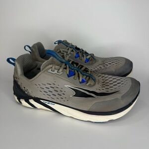 Altra Torin 4 Men's Running Shoes Foot Shape Gray Blue Size 11.5 ALM1937F242